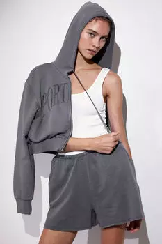 Толстовка-шорты H&M, серый