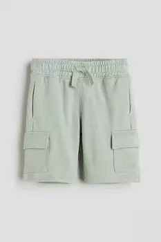 Толстовка-шорты карго H&M, зеленый
