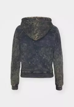 Толстовка SHRUNKEN ACID HOOD BDG Urban Outfitters, темно-синий