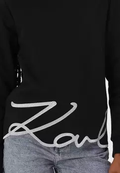 Толстовка SIGNATURE KARL LAGERFELD, черный