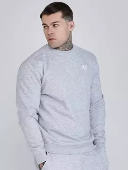 Толстовка SikSilk, пятнистый серый