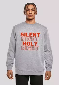 Толстовка SILENT NIGHT HOLY WEIHNACHTEN F4NT4STIC, серый