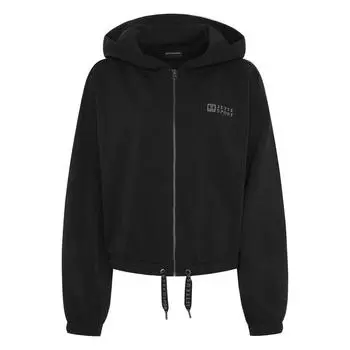 Толстовка силуэта худи с логотипом JETTE SPORT, цвет schwarz
