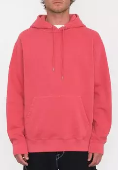 Толстовка SINGLE Volcom, цвет washed ruby