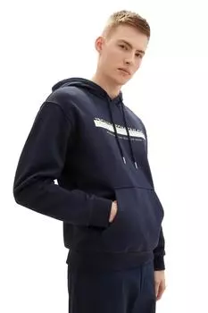 Толстовка - Синий - Классический крой Tom Tailor Denim, синий