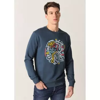 Толстовка Six Valves, синий