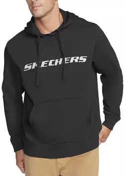 Толстовка Skechers Apparel Heritage Pullover Hoodie, черный
