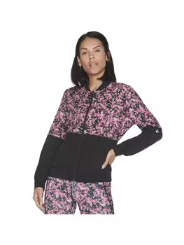 Толстовка Skechers Fantasy Fields Reversible Bomber Jacket, розовый