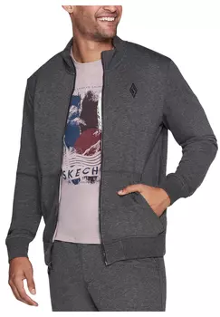 Толстовка Skechers Hoodless Hoodie GOwalk Everywhere Jacket, серый