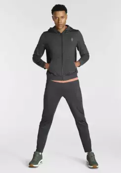 Толстовка Skechers с капюшоном, цвет Heather Char