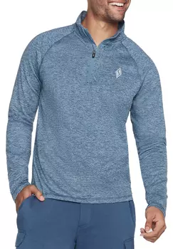 Толстовка Skechers SKECH KNITS ULTRA GO 1/4 Zip, синий
