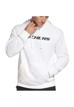 Толстовка Skechers SKECH SWEATS MOTION PULLOVER HOODIE, белый
