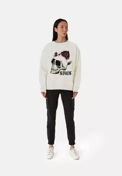 Толстовка SKULL HEAVY stats, бежевый