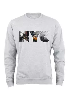 Толстовка SKYLINE NEW YORK-WELTENBUMMLER KOLLEKTION Cotton Prime, цвет grau melange