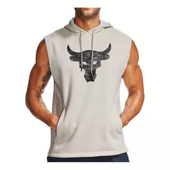 Толстовка sleeveless fleece versatile jumper men's grey Under Armour, серый