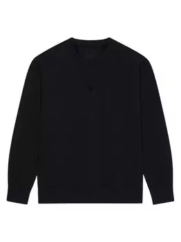 Толстовка Slim Fit из вышивки Felpa Givenchy, черный