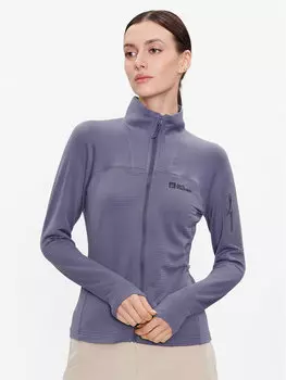 Толстовка slim fit Jack Wolfskin, фиолетовый