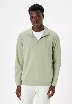 Толстовка SLOGAN Koton, зеленый