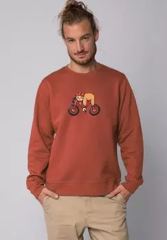 Толстовка SLOTH watapparel, коричневый