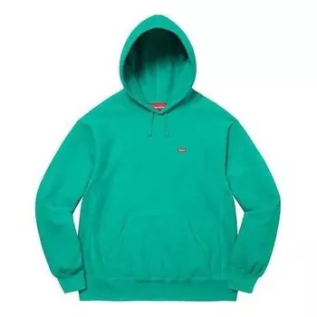 Толстовка small box hooded sweatshirt 'green' Supreme, зеленый