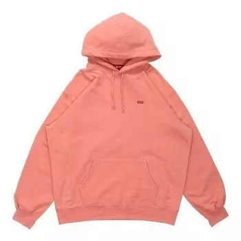 Толстовка small box hooded sweatshirt 'pink' Supreme, розовый