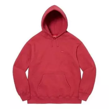 Толстовка small box hooded sweatshirt 'red' Supreme, красный