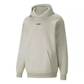 Толстовка small logo hoodie 'grey' Puma, серый