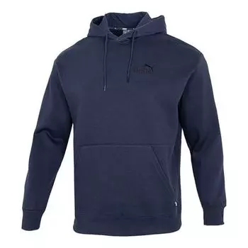 Толстовка small logo relaxed logo hoodie 'navy' Puma, синий