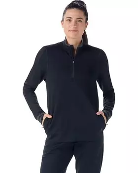 Толстовка Smartwool Intraknit Merino Tech 1/2 Zip, цвет Black-Charcoal