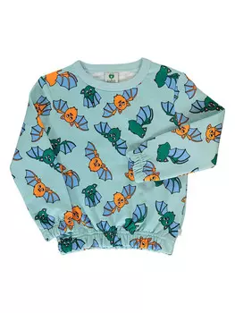 Толстовка Smfolk Fledermaus, цвет hellblau/bunt