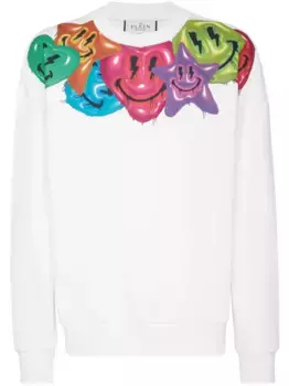 Толстовка Smile Philipp Plein, белый