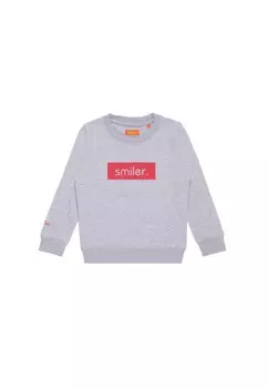 Толстовка Smiler., пестрый серый