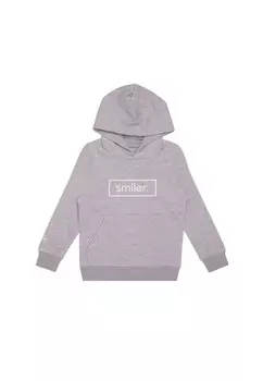 Толстовка Smiler., пестрый серый