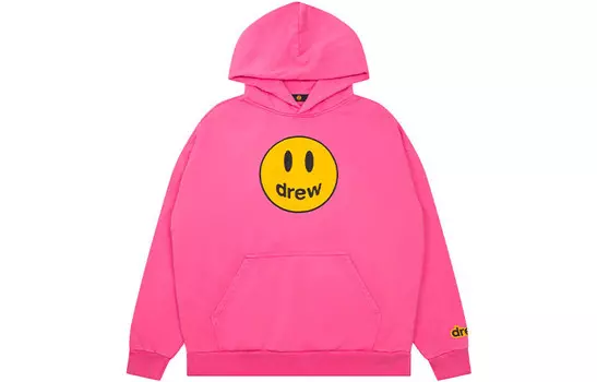 Толстовка Smiley Collection унисекс розового цвета Drew House, розовый