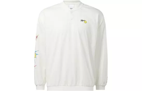 Толстовка Smiley X унисекс белая Reebok, белый