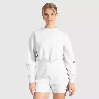 Толстовка SMILODOX Crop Althea, серый