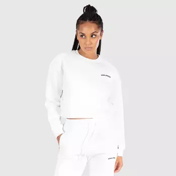 Толстовка SMILODOX Crop Sherry, кремовый