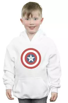 Толстовка со щитом Капитана Америки времен Гражданской войны Marvel, белый