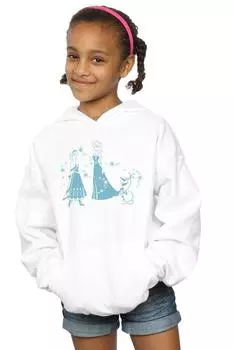 Толстовка со снежинками Frozen Magic Disney, белый