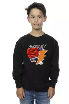 Толстовка со спам-стикером Shazam Fury Of The Gods DC Comics, черный