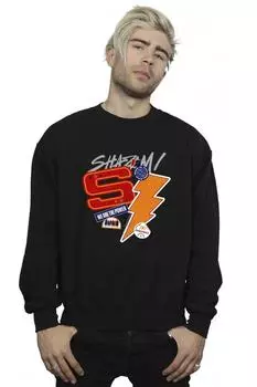 Толстовка со спам-стикером Shazam Fury Of The Gods DC Comics, черный
