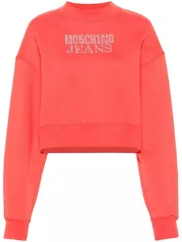 Толстовка со стразами MOSCHINO JEANS, красный