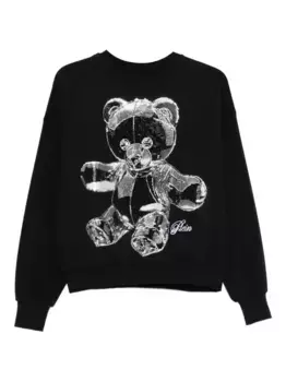 Толстовка со стразами Philipp Plein, черный