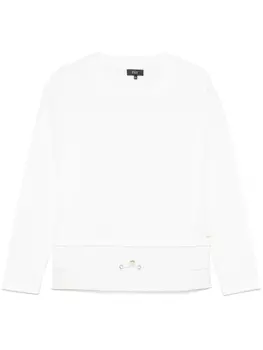 Толстовка со вставками Fay, белый