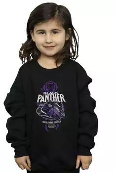 Толстовка со значком бойца Black Panther Talon Marvel, черный
