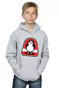 Толстовка со значком «Последние джедаи Поргс» Star Wars, серый