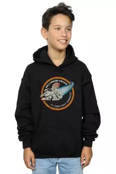 Толстовка со значком Тысячелетнего сокола Star Wars, черный