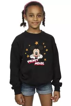Толстовка со звездами Микки Мауса Disney, черный