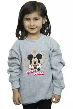 Толстовка со звездами Микки Мауса Disney, серый