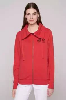 Толстовка SOCCX с мягкой подкладкой, красный